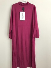 Women with Control Jersey Tummy Control Midi Dress-Berry (Sz 2X) a623039 -