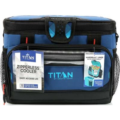Travel Bag Zipperless Soft Cooler 12Can Leak Proof Insulated