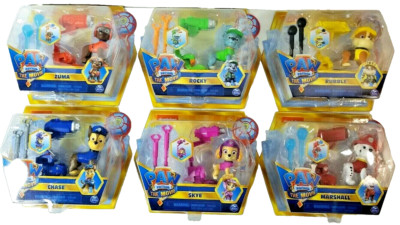 PAW PATROL THE MOVIE,  Action Figures, Complete Bundle Set of 6  NEW
