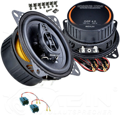 GROUND ZERO LAUTSPRECHER für PEUGEOT 206 CC Cabrio 2000-2007 Heck Hinten #AKW5
