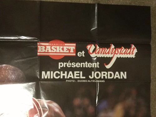 Raro poster mondiale Michael Jordan Chicago Bulls 93x92 - Foto 2 di 12