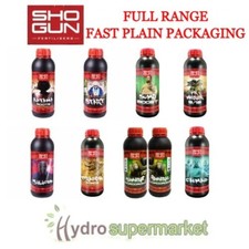 SHOGUN NUTRIENTS, FULL RANGE, SUMO BOOST, KATANA, DRAGON, CALMAG, SILICON,GEISHA