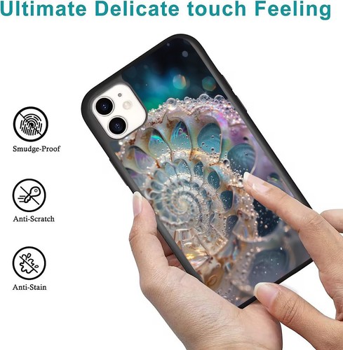 For iPhone SE XS XR Max 5 6 7 8 Plus Anti scratch Cover Mother of Pearl pattern - Picture 10 of 25