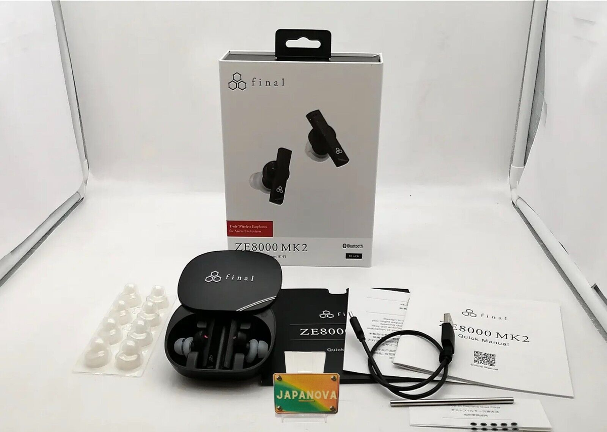 FINAL ZE8000 MK2 Truly Wireless Earphones Earbuds 8K Audio FINAL ZE8000 MK2 Truly Wireless Earphones Earbuds 8K Audio