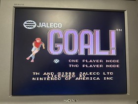 GOAL! nes nintendo entertainment system soccer us NTSC USA IMPORT 