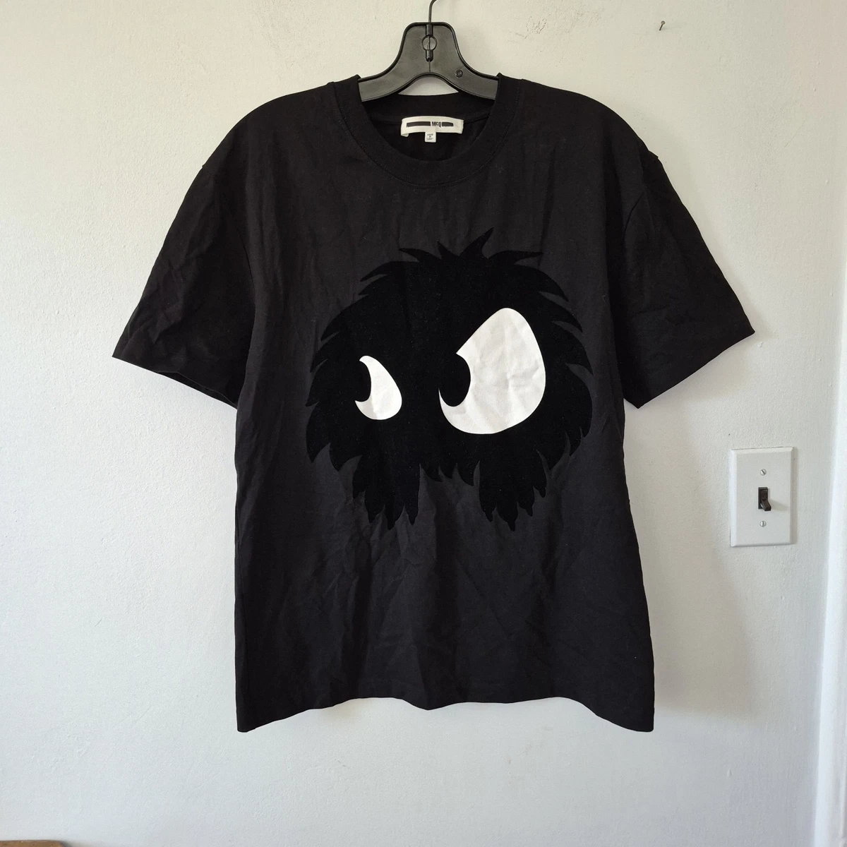 T-shirt Alexander McQueen – Crâne, Noir, Taille S/M, Authentique Neuf Avec étiquettes