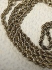 14k Yellow Gold Rope Chain Necklace 18" 10.8 grams — photo 6