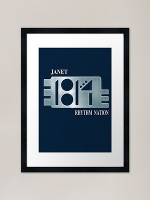 Rhythm Nation 1814 - Abzeichen Pin - (J gerahmtes Wandbild Poster Leinwanddruck Bild