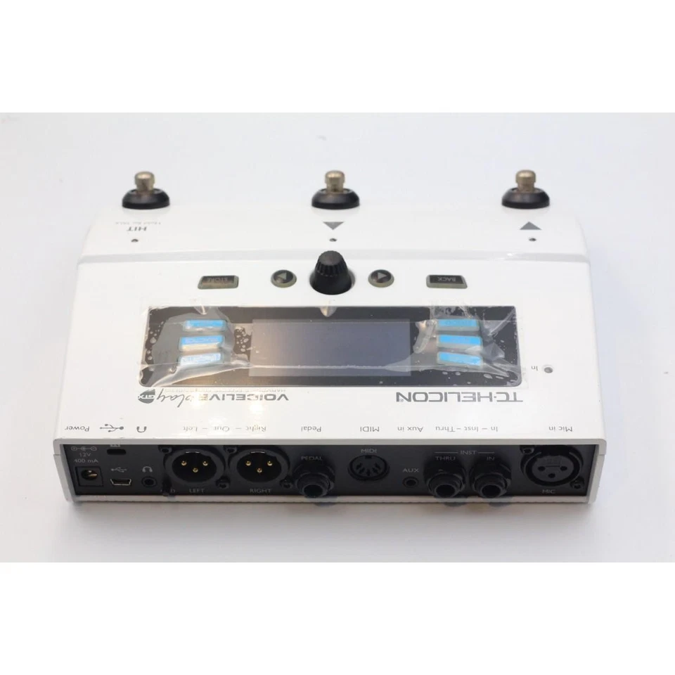 TC-Helicon VoiceLive Play GTX Vocal & Guitar Effects Pedal Effector White - Image 4 of 4