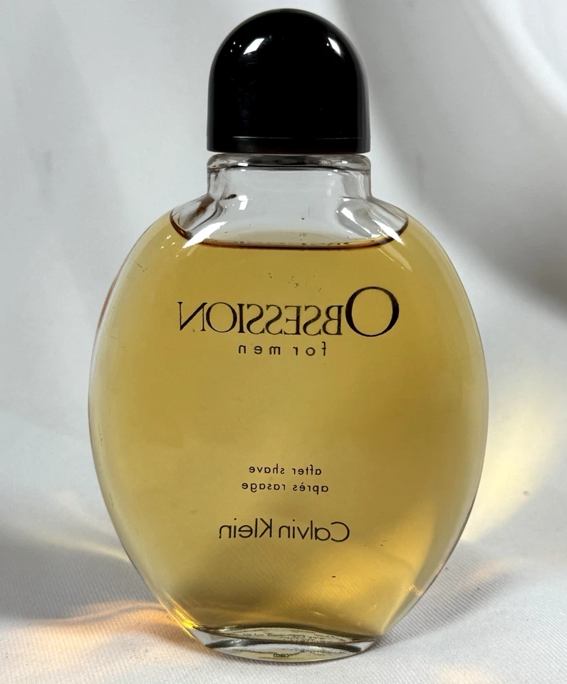 Original Vintage OBSESSION For Men por Calvin Klein 4 OZ After Shave Foto 2 de 4