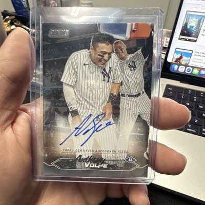 Topps 2024 Stadium Club Autographs Anthony Volpe Yankees #SCBA-AVO /25 Auto