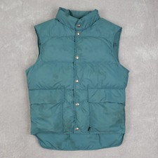 Woolrich gilet gilet imbottito vintage anni 90 giacca S uomo blu americano