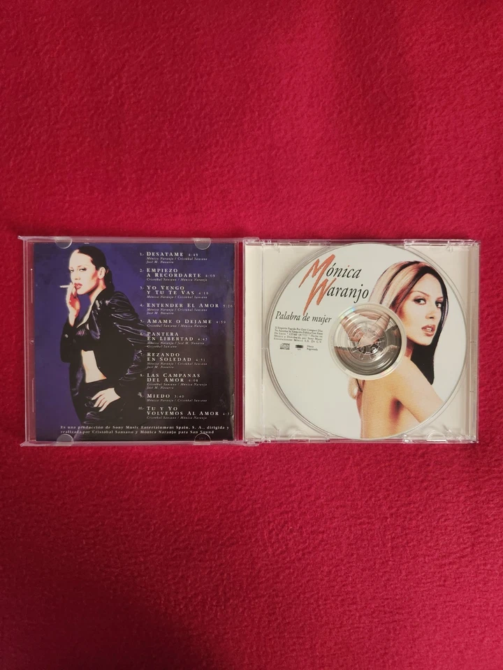 MONICA NARANJO - PALABRA DE MUJER - CD 1997 EPIC HECHO EN MEXICO COMO NUEVO. Foto 3 de 3