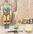 100% Complete Really Nice Vintage 1983 GI Joe Airborne v1 With Filecard