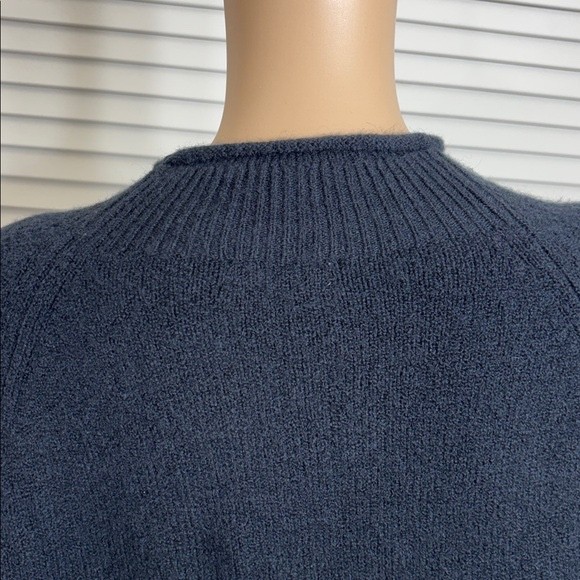 NWT J.Crew Rollneck Sweater Supersoft Yarn Black Wool Alpaca Blend