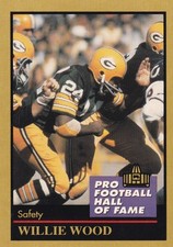 Willie Wood Green Bay Packers HOF Enor 154 Football Card 1991 USC