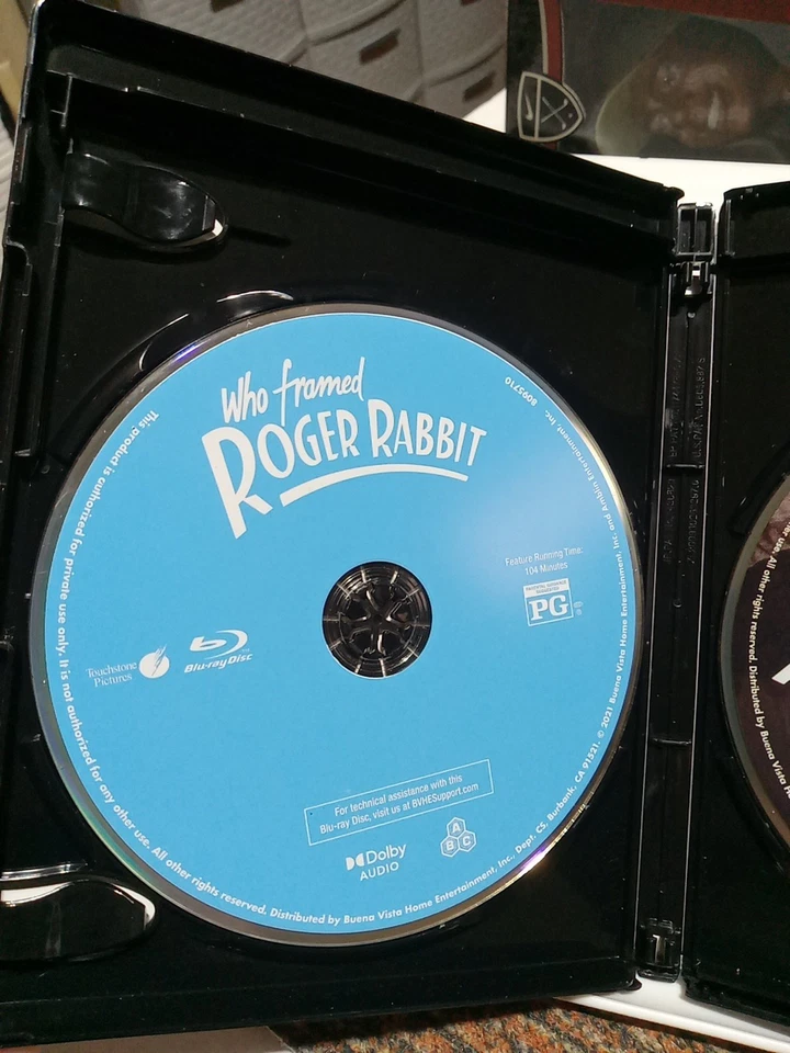 Who Framed Roger Rabbit (4k Ultra HD UHD & Blu-ray 2021) NO DIGITAL Spielberg - Image 2 of 4