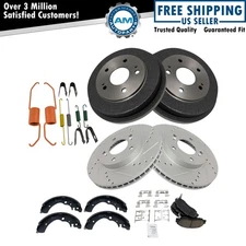 Front & Rear Ceramic Pad, Performance Rotor, Shoe & Drum Kit for Honda CR-V