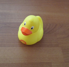 Badeente Gummiente Quwietscheente gelb Shell Werbegeschenk unbespielt neu