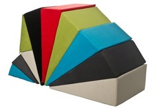 pouf poltrona sesso sex sofa pieghevole forma triangolo