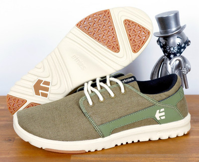 Etnies Skateboard Footwear Skate Schuhe Shoes Scout Olive Tan Gum  9/42