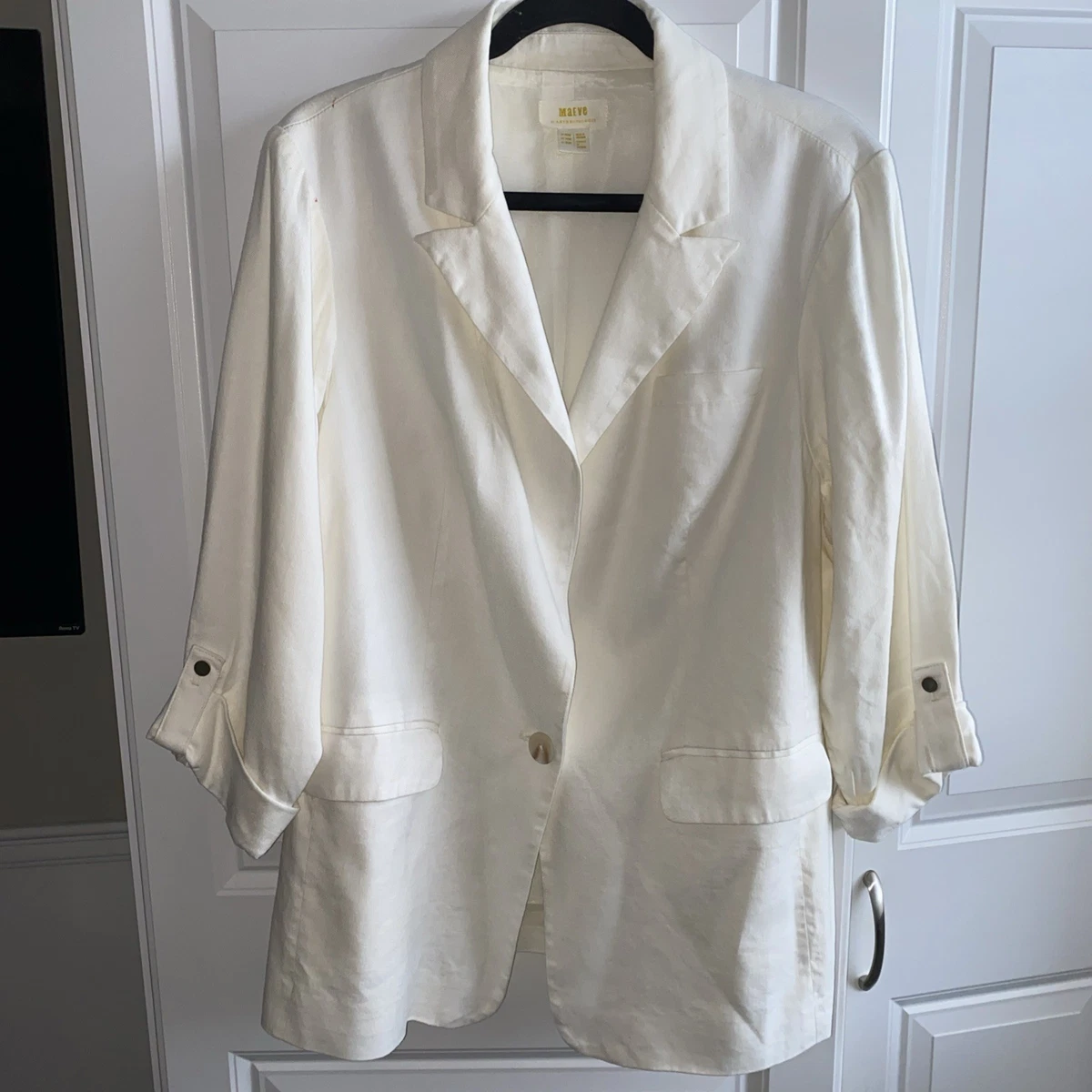 Anthropologie White Solid Coats, Jackets & Vests for Women for  display picture 1