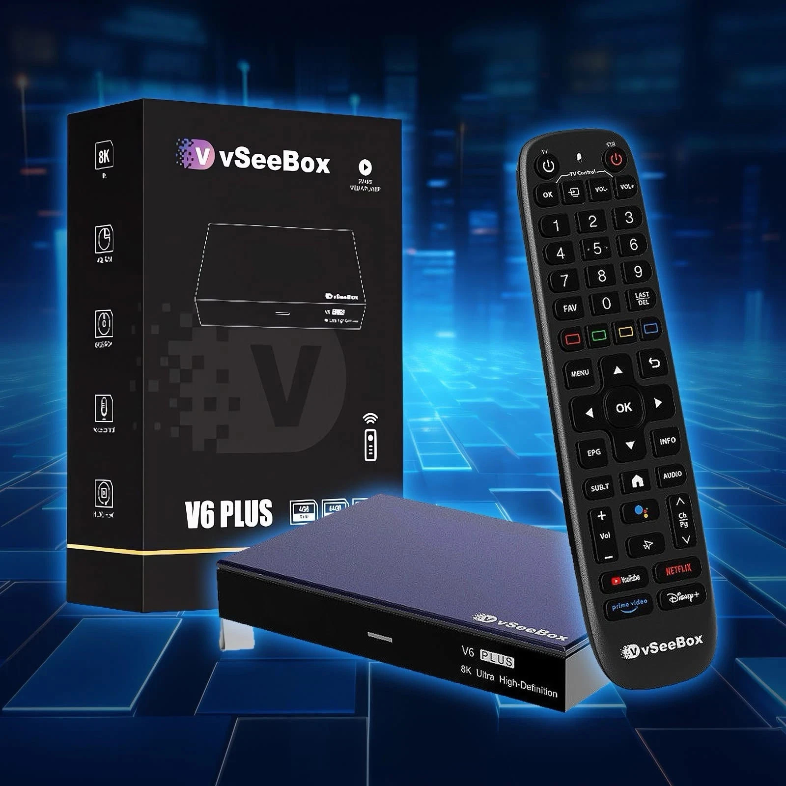 Vseebox v6 plus 2026 android stream device super box crusher! Same day shipping