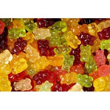 SUGAR_CANDY Osos de goma sabores naturales colores de frutas reales talla única Foto 4 de 4