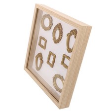 1 Set Vintage Museum Silhouette Box - Mini Photo Frame and Square Shadow Box -