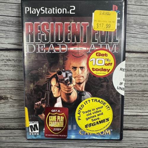 Resident Evil: Dead Aim (Sony PlayStation 2, 2003) PS2 Game Complete w/Manual