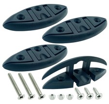 Marine Nylon 5" Folding Cleat,Flip Up Dock Cleat,Boat Kayak Mooring Cleat Acc...