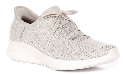 Skechers Ultra Flex 3.0 Spitze Luft Cool Damen Turnschuhe IN Hellgrau UK 3 - 8