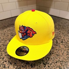 Jacksonville Jumbo Shrimp MiLB Capt Crustacean New Era 59Fifty Hat Cap 7 3/8 New