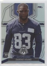 2022 Panini Mosaic Rookies Silver Prizm Dareke Young #349 2xd