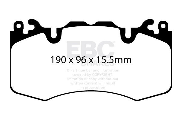 EBC DP42064R BRAKE PAD SET DISC BRAKE Front