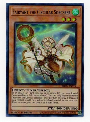Fairyant the Circular Sorcerer PHHY-EN025 Photon Hypernova 1st Edition