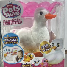 Pets Alive Mama Duck And Baby Surprise Interactive Plush ZURU - New dam package