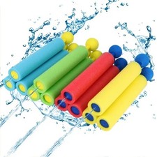 4pcs Foam Water Blaster Guns for Kids   30ft Range Pool  Beach Toy Set - NEW