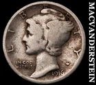 1916 Mercury Dime- Scarce Better Date No Reserve #J3303