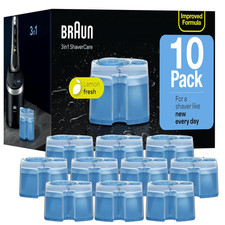 Braun Clean & Renew Refill Cartridges CCR, Replacement Shaver Cleaner Solution f