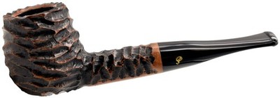 Peterson Aran Rusticated Finish Large / Medium Straight Apple Briar Pfeife (502)