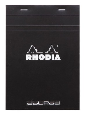 16559C  Block DotPad DIN A5, Dot Grid, 14,8 x 21 cm, 80 Blatt 1 Stück schwarz