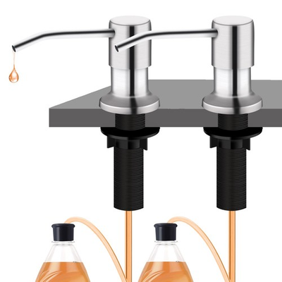 #ad Kitchen Sink Soap Dispenser 47quot; Extension Tube kit Pump No Need More Refills $43.99