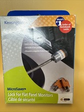 Kensington Microsaver Lock for Flat Panel Monitors K64529US 6 ft. Steel Cable