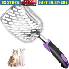Cat Litter Scoop Metal Mesh Shovel Sturdy Odo...