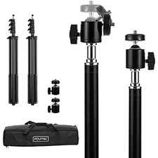 Fovitec 2 - 7'6" Tripod Stands HTC VR Vive Mount Base Stations  Carrying Bag