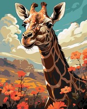 QYSFriday Paint by Numbers for Adults Beginner - Paint by Number Kits, Animal P