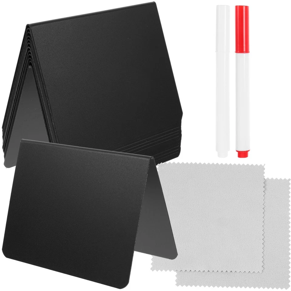  1 Set kleine Tafeln Schild wiederverwendbar Kreidetafel Lebensmitteletiketten Tafel - Bild 2 von 4