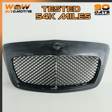 04-13 Bentley Continental Gt Flying Spur Front Hood Radiator Grille Black Oem