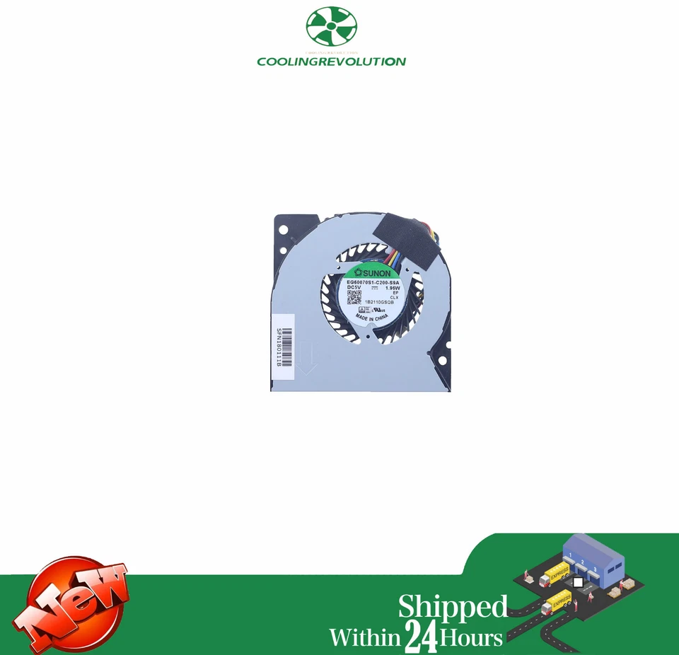 MINI PC CPU Fan For ASUS VivoPC PN30 PN40 PN60 PN41 PN50E1 PN51 DC5V 0.4A - Image 2 of 2